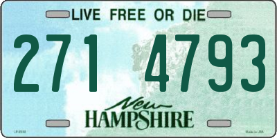 NH license plate 2714793
