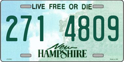 NH license plate 2714809