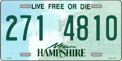 NH license plate 2714810