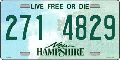 NH license plate 2714829
