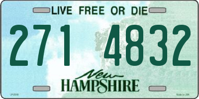 NH license plate 2714832