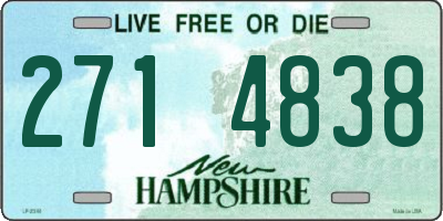NH license plate 2714838