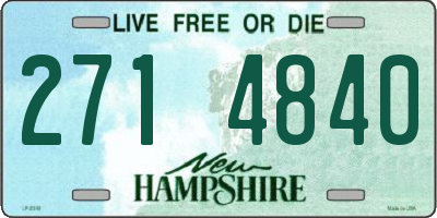 NH license plate 2714840