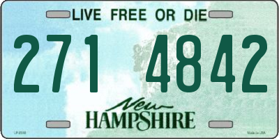 NH license plate 2714842