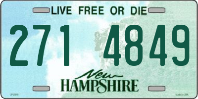NH license plate 2714849