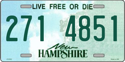 NH license plate 2714851