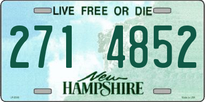 NH license plate 2714852