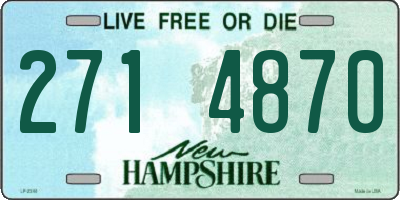 NH license plate 2714870