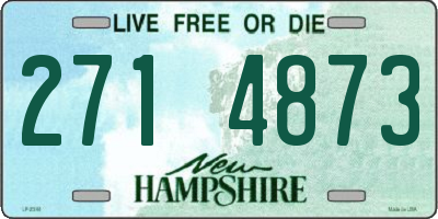 NH license plate 2714873