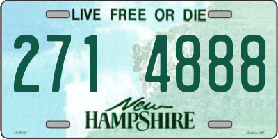 NH license plate 2714888