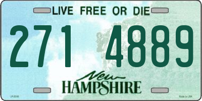 NH license plate 2714889