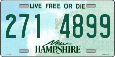 NH license plate 2714899