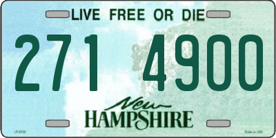 NH license plate 2714900