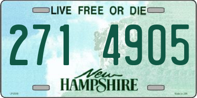 NH license plate 2714905
