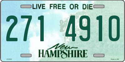 NH license plate 2714910