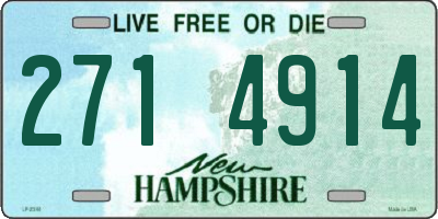 NH license plate 2714914