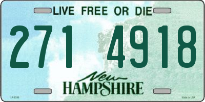 NH license plate 2714918