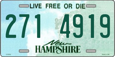 NH license plate 2714919