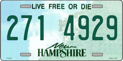 NH license plate 2714929