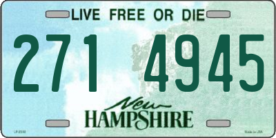 NH license plate 2714945
