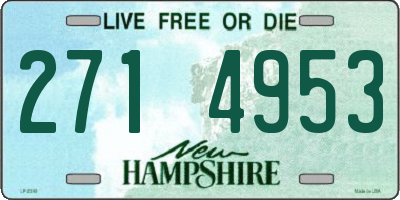 NH license plate 2714953
