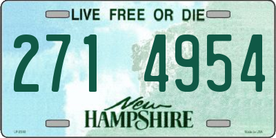 NH license plate 2714954