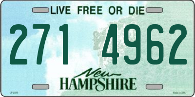 NH license plate 2714962