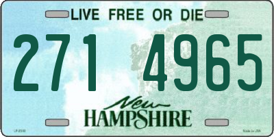 NH license plate 2714965