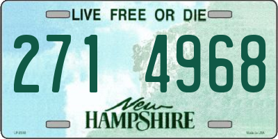 NH license plate 2714968
