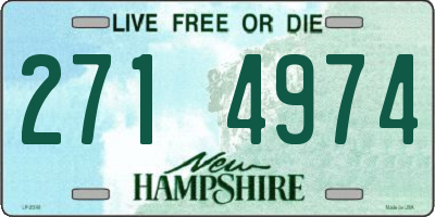NH license plate 2714974