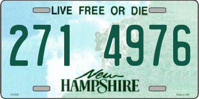 NH license plate 2714976