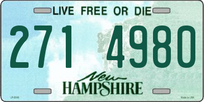 NH license plate 2714980