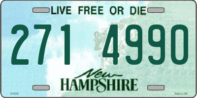 NH license plate 2714990