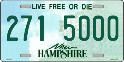 NH license plate 2715000