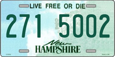 NH license plate 2715002