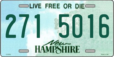 NH license plate 2715016