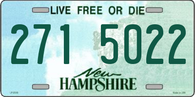 NH license plate 2715022