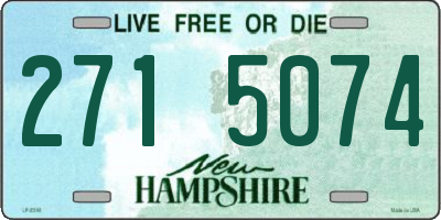 NH license plate 2715074