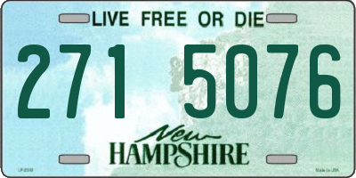NH license plate 2715076