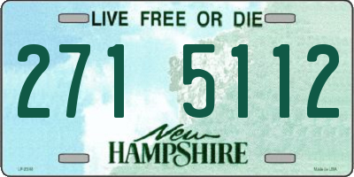 NH license plate 2715112