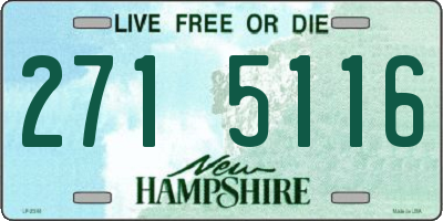 NH license plate 2715116