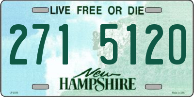 NH license plate 2715120