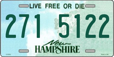 NH license plate 2715122
