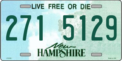 NH license plate 2715129