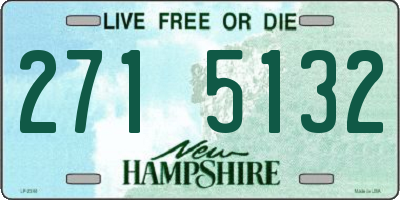NH license plate 2715132