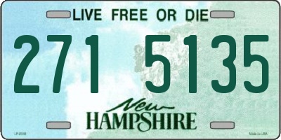 NH license plate 2715135
