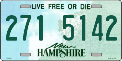 NH license plate 2715142