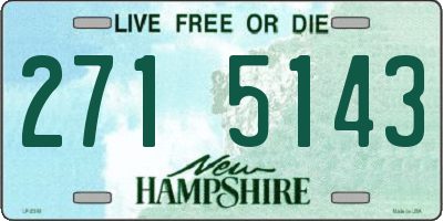 NH license plate 2715143