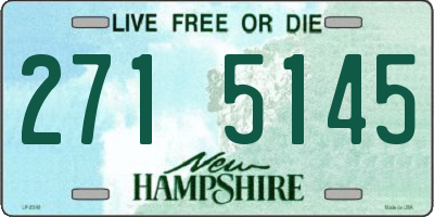 NH license plate 2715145