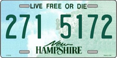 NH license plate 2715172